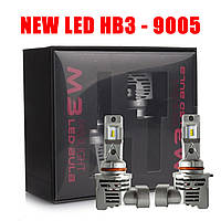 HB3 светодиодные авто лампы (чип ZEUS) 27W 12-24V 6000K 8000Lm. LED (лэд) лампы M3 По размеру галогенок