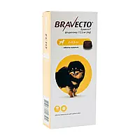 Бравекто таблетка від бліх та кліщів для собак вагою від 2 до 4,5 кг, 112,5 мг