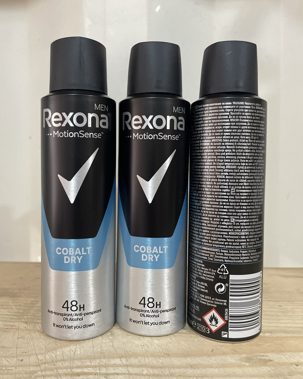 Антиперспірант Rexona спрей чоловічий Кобальт, 150 мл