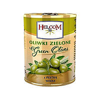 Оливки зелёные с косточками Helcom 300мл