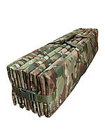 Каремат тактичний складний військовий мультикам 190/60/1, Сидіння армійське, Килимок - сідниця польова поджопник