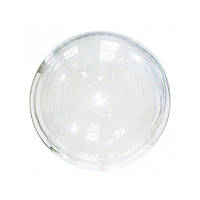 Надувной круглый шар Bubbles без рисунка 18"(45см) прозрачный Китай