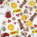 Чоловічок для новонароджених з різдвяним принтом Cinnamon, фото 3