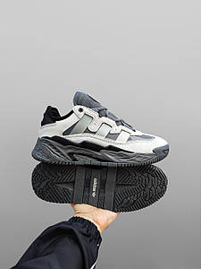 Чоловічі Кросівки Adidas Niteball Grey Black 41-42-43-44-45