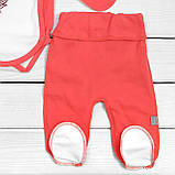 Набір для немовлят боді з повзунками Перо, фото 3