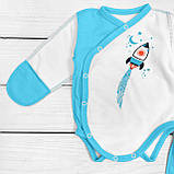 Комплект боді з повзунками Ракета, фото 2