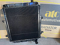 Радиатор охлаждения двигателя КрАЗ-65055 4-х рядный (медный), 65055-1301010