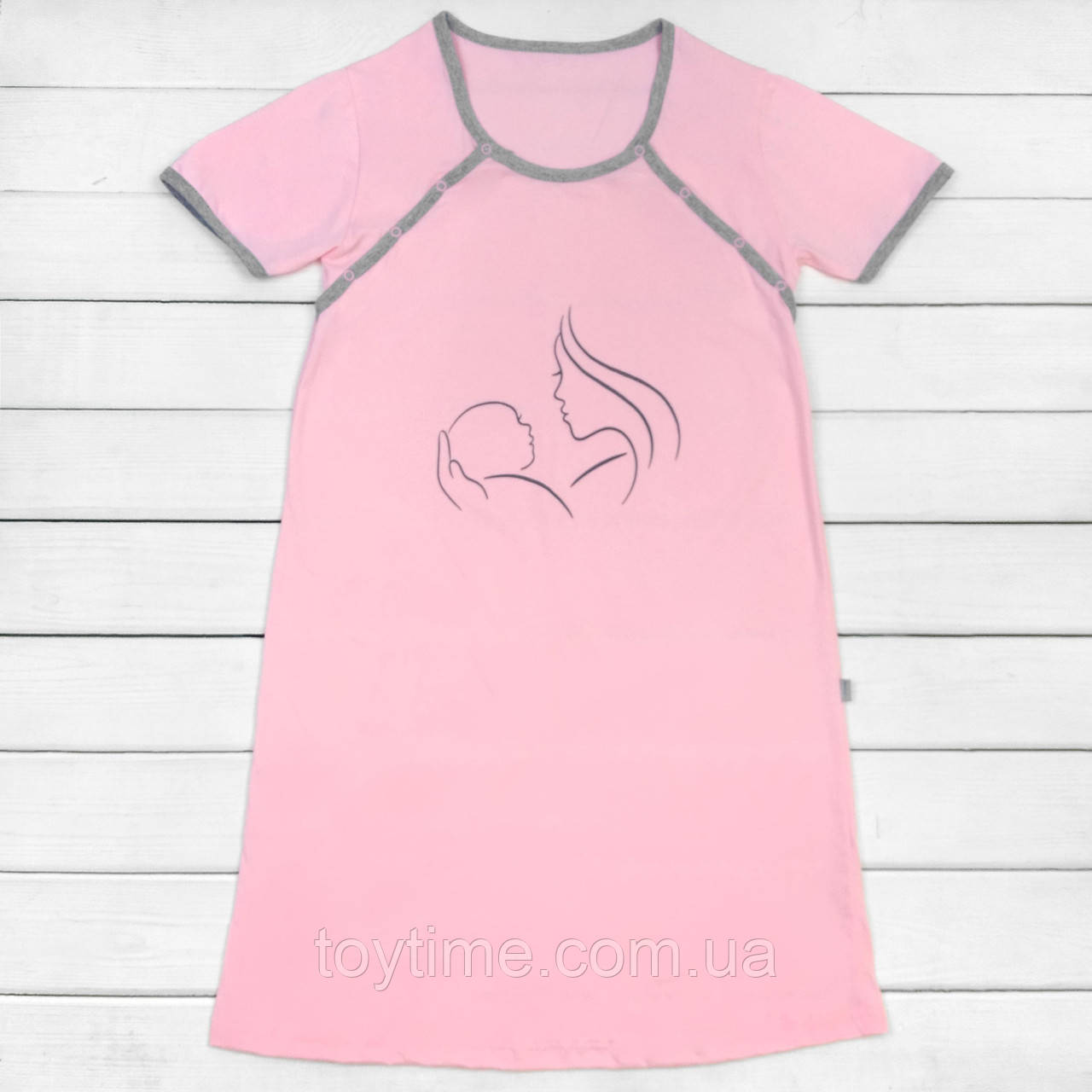 Жіноча сорочка з кнопками для годування Mom, фото 1