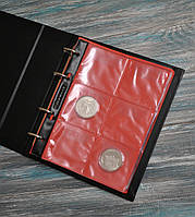 Альбом для монет Hobby Collection Classic MM Schulz - 10 листів - тип 6 (для монет в капсулах) комірка 65*65