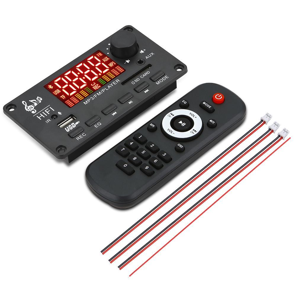 Mp3-плеер з кольоровим дисплеєм, 12V, 50W, Bluetooth 5,0