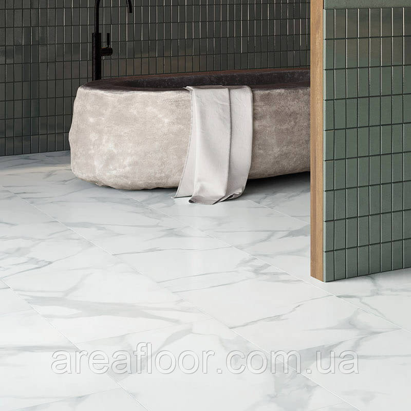 Вінілова підлога Invictus Primus Click Pure Marble - Snow