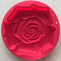 Силиконовая форма для выпечки "Роза" диаметр 29 см