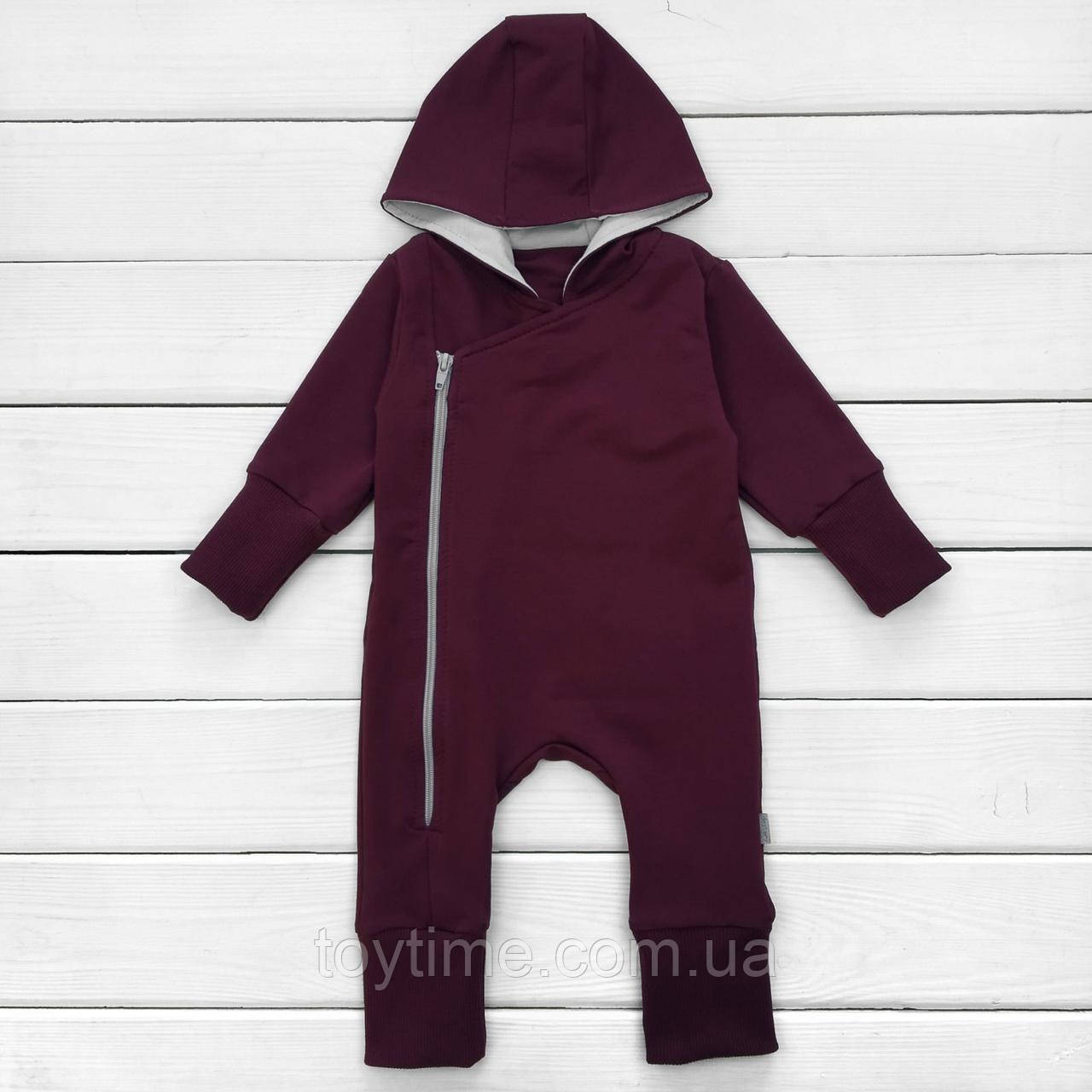 Чоловічок з капюшоном на блискавці Bordeaux, фото 1