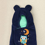 Дитячий єврококон із капюшоном і вухами Sova, фото 2