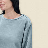 Жіноча піжама демісезонна з пухнастої тканини Silver, фото 3