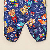 Дитячий сліп з начосом Christmas Fox, фото 3