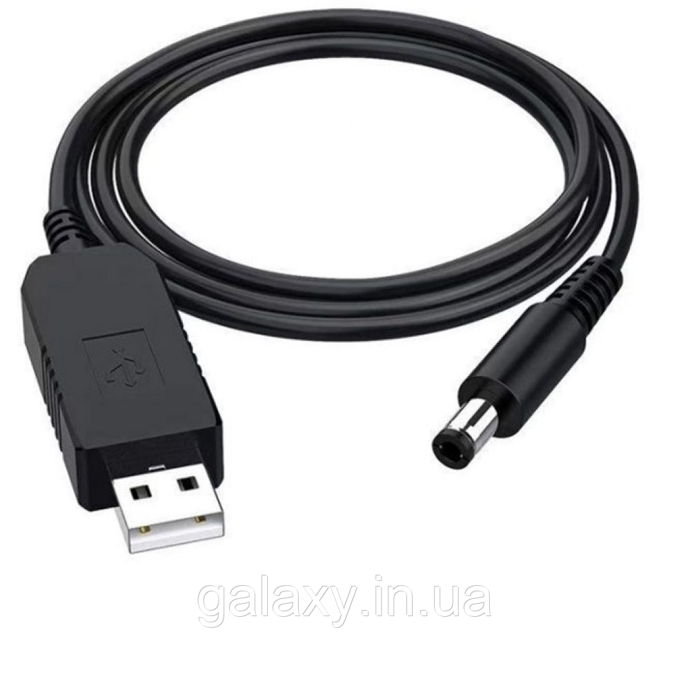 Кабель USB — DC для роутера з 5v на 9v 0.6A 5.5х2.1 mm