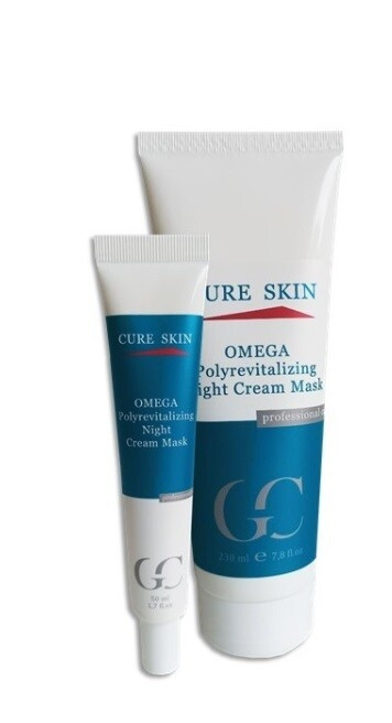 Cure Skin - Нічна Крем-Маска Поліревіталізант OMEGA для шкіри обличчя (50 мл)