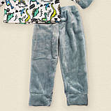 Піжама для хлопчика, вельсофт, фото 3