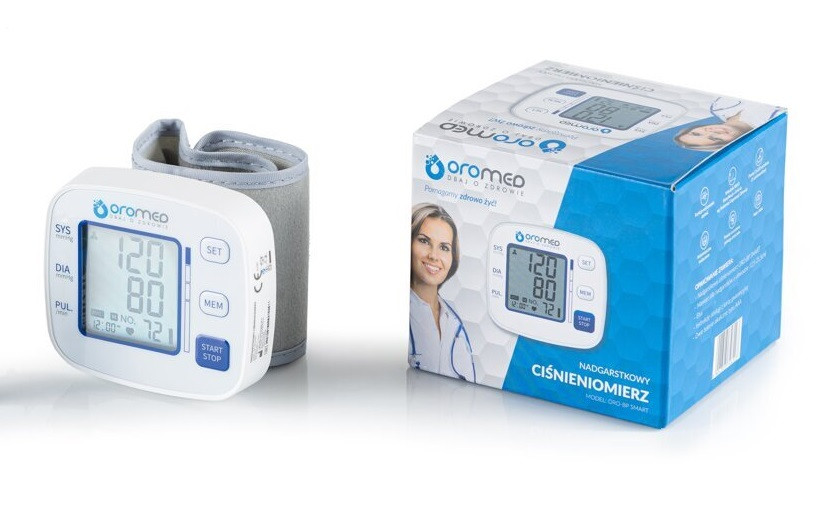 Тонометр автоматичний на зап'ястя OROMED ORO-BP SMART, Польща