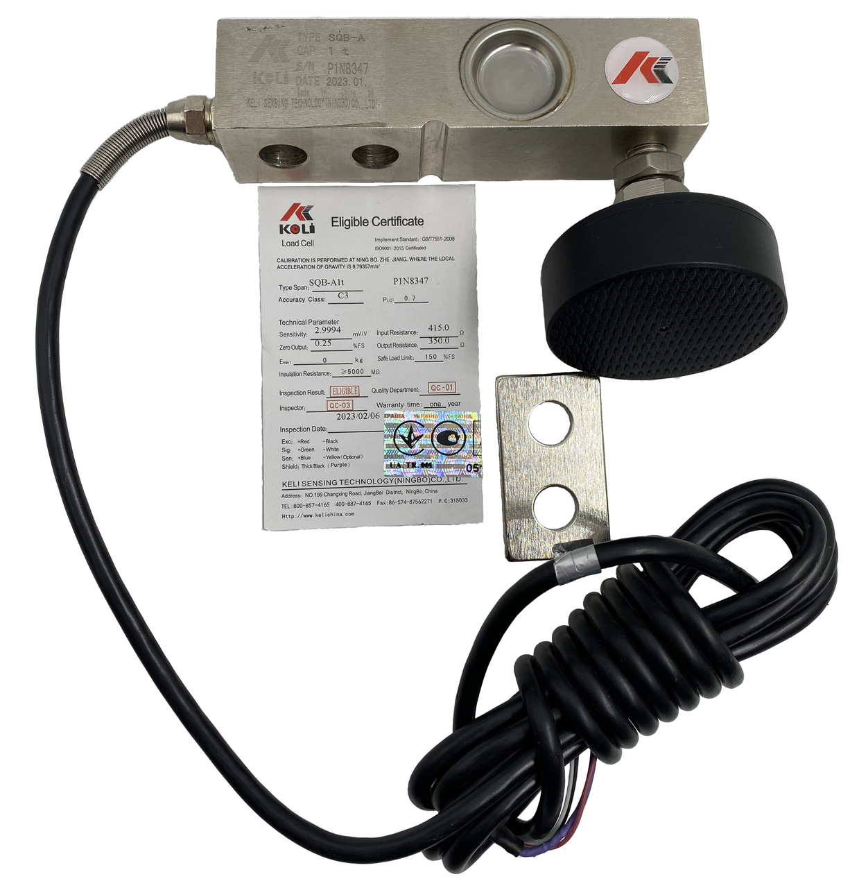 Тензодатчик Keli SQB-A 1t (Normal quality): продажа, цена в