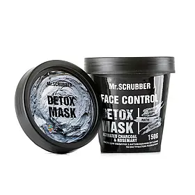 Mr.SCRUBBER - Маска для обличчя з активованим вугіллям і екстрактом розмарину Face Control Detox Mask (150 мл)