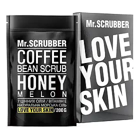Mr.SCRUBBER - Кавовий скраб для тіла Honey Melon (200 г)
