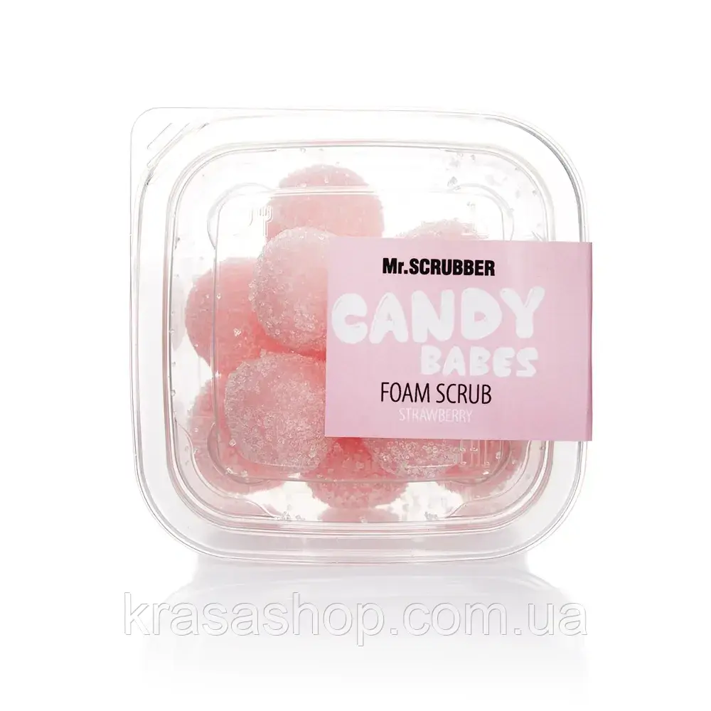 Mr.SCRUBBER - Пінний скраб для тіла Candy Babes Strawberry (110 г)