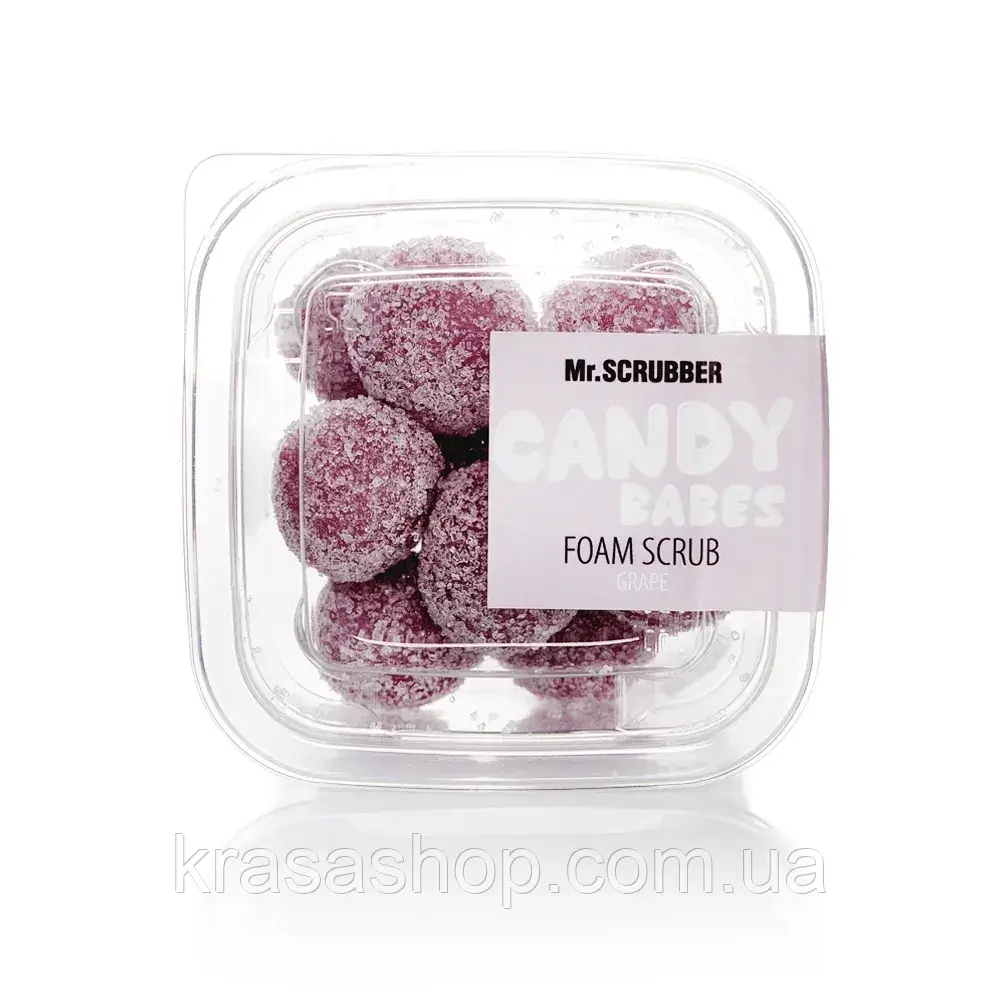 Mr.SCRUBBER - Пінний скраб для тіла Candy Babes Grape (110 г)