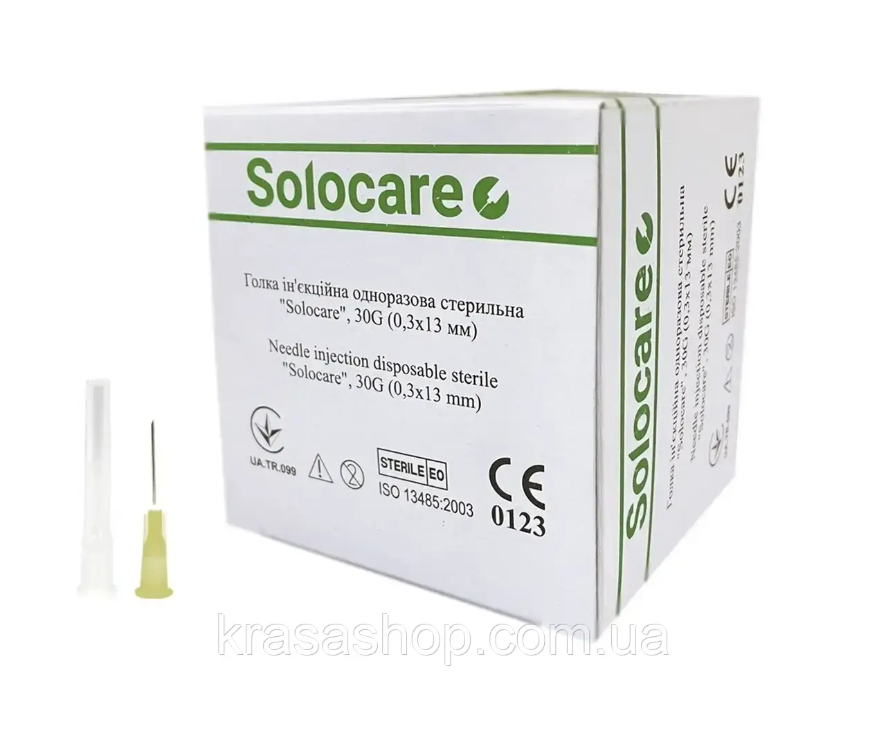 Голки Solocare для мезотерапії  30G 0,3 х 13 мм (30G*13 mm)