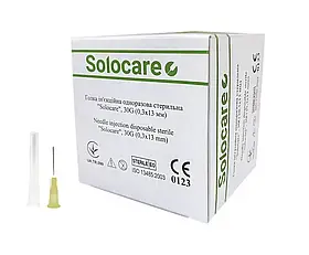 Голки Solocare для мезотерапії  30G 0,3 х 13 мм (30G*13 mm)