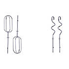 Ручний міксер DSP KM-2008 Чорний, фото 6