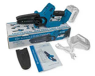 АКУМУЛЯТОРНА ЦІПНА МІНІ-ПІЛА KRAISSMANN 1502 AKS 20UL (БЕЗ АКУМУЛЯТОРА І ЗАРЯДНОГО СТРУСТВА)