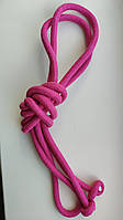 Скакалка для художньої гімнастики ф10мм довжина три метри колір рожевий
