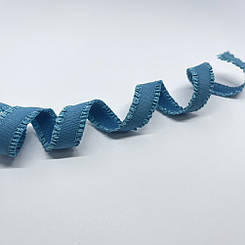 Бретель морська хвиля з рюшами 15 мм.