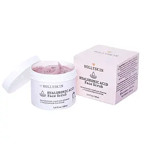 Скраб для обличчя з гіалуроновою кислотою HOLLYSKIN Hyaluronic Acid Face Scrub (100 мл)