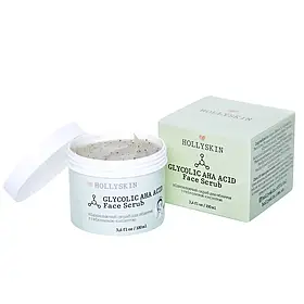 Скраб для обличчя із гліколевою кислотою HOLLYSKIN Glycolic AHA Acid Face Scrub (100 мл)