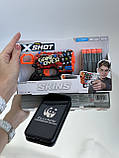 Дитячий швидкострільний бластер X-Shot Skins Menace Game Over дитяча зброя, фото 2