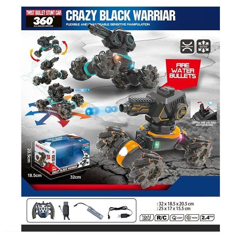 Машина на радіокеруванні (2 кольори, браслет+пульт, акум 3,7V, 4х4, звук, підсвічування, що стріляє орбізами) YL 50, фото 1