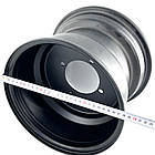 Диск колісний задній квадроцикл 150 200 250 300 кубів R10 4Х110 22х10х10 20х11х10 чорний, фото 3