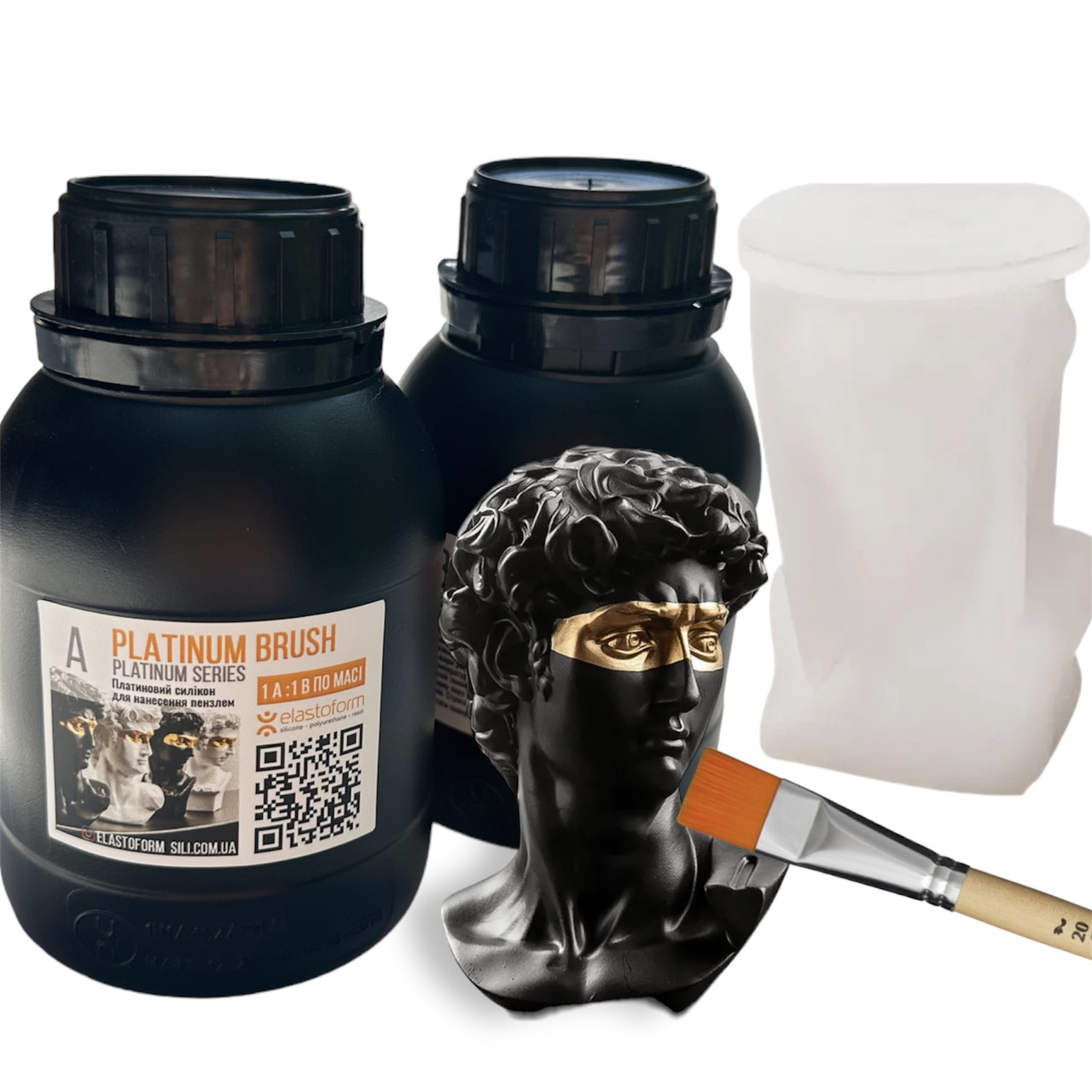 Силікон платиновий під пензель Platinum Series 30 Brush, уп. 500 г. Для оболонкових форм