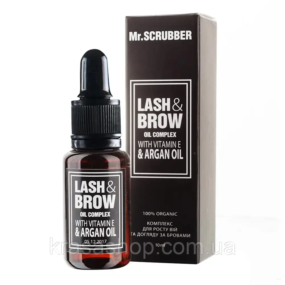 Mr.SCRUBBER - Олія для брів і вій Lash & Brow Oil Complex (10  мл)