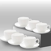 Сервіз чайний Essence 12 предметний ( 6 чашок 220 мл з блюдцями) Luminarc.