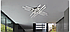 Люстра світлодіодна стельова (45W, 4000K, 3964lm) стельова SMD LED / лед люстра GLORY, фото 4