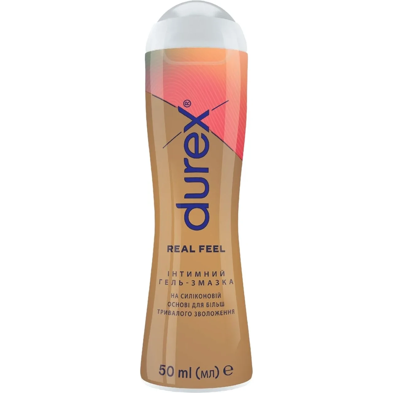 Інтимний гель-змазка Durex Real Feel для анального сексу на силіконовій основі (лубрикант), 50 мл, фото 1