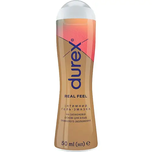 Інтимний гель-змазка Durex Real Feel для анального сексу на силіконовій ...
