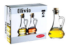 Набір пляшечок 260 мл олії, оцту "Olivia 80108-2" 2 шт. Pasabache.