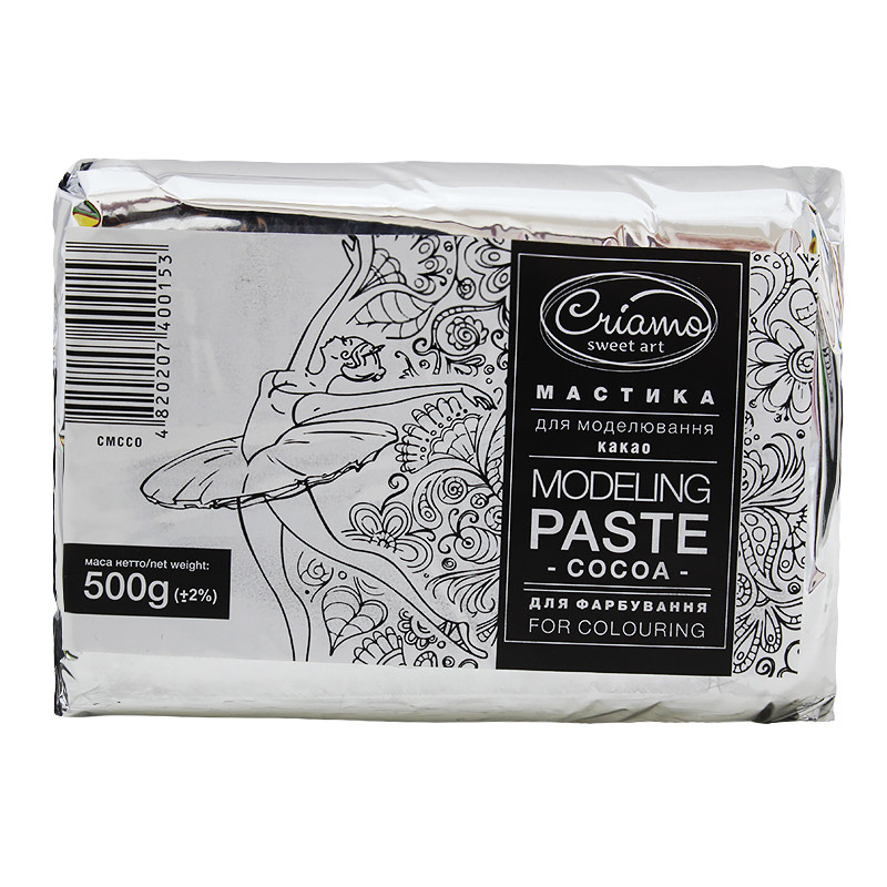 Мастика для моделювання (масло-какао) Criamo, 500 г