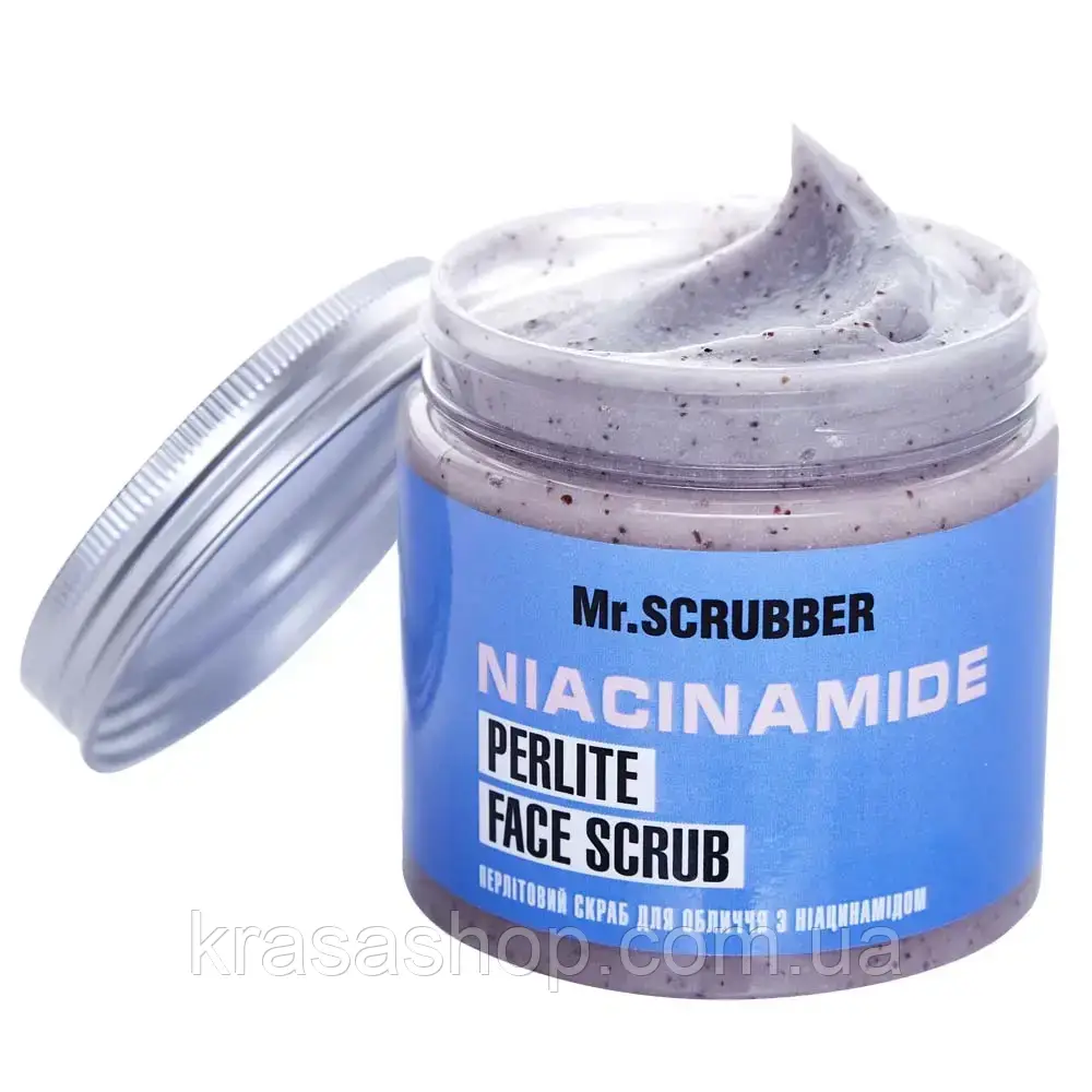 Mr.SCRUBBER - Перлітовий скраб для обличчя з ніацинамідом Niacinamide Perlite Face Scrub (200 г)