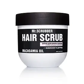 Mr.SCRUBBER - Скраб для шкіри голови і волосся Hair Scrub Macadamia Oil (250 мл)